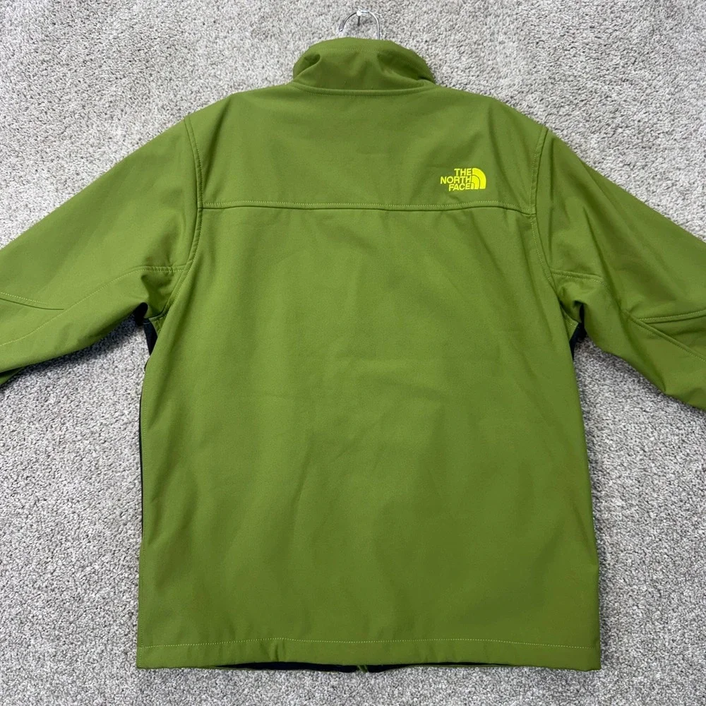 The North Face Jacket Mens Medium APX CHRM THRML Green Grey Softshell NEW